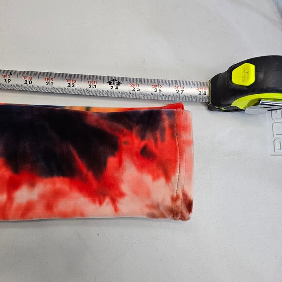 Roma Concept Jumpsuit XL Colorful Tie-dye Velvet Velour Stretchy Hippie Rainbow - Picture 10 of 15